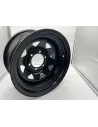 Schwarze dreieckige Stahlrand 8x16 6x139.7 Landkreuzfahrt Patrouill Pajero
