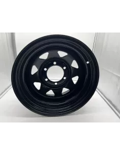 Schwarze dreieckige Stahlrand 8x16 6x139.7 Landkreuzfahrt Patrouill Pajero 2
