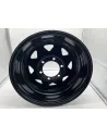 Jante acier Triangular noire 8X16 6x139.7 Land Cruiser Patrol Pajero