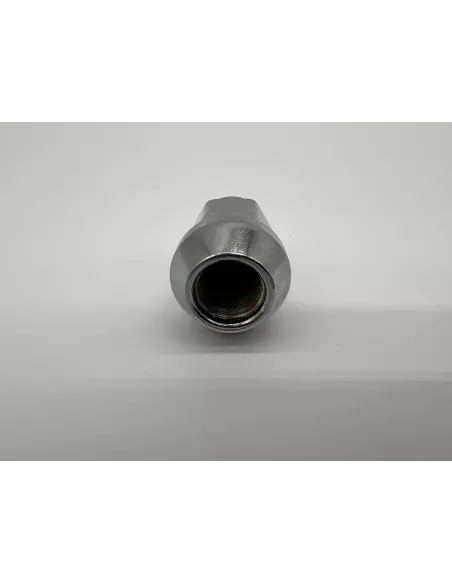 Ecrou de roue chromé 12x125 - Hex 19mm - Cône 60° - L35mm N4-Offroad