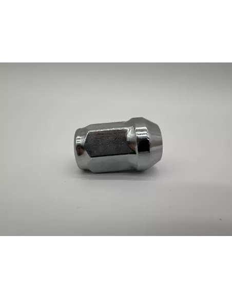Ecrou de roue chromé 12x125 - Hex 19mm - Cône 60° - L35mm N4-Offroad