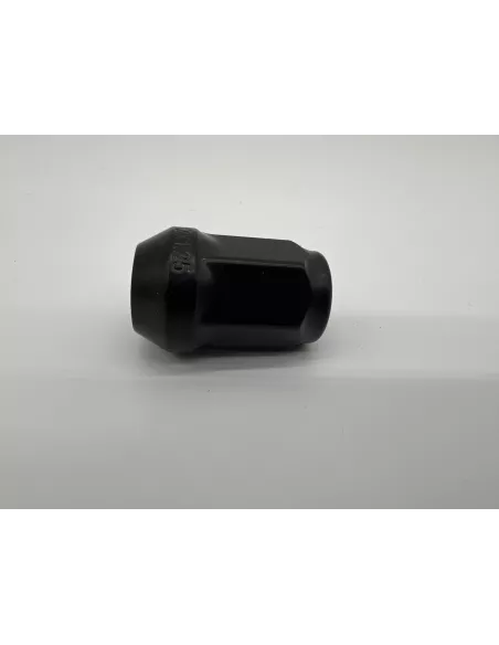Ecrou de roue noir 12x125 - Hex 19mm - Cône 60° - L35mm N4-Offroad