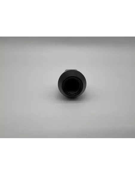 Ecrou de roue noir 12x150 - Hex 19mm - Cône 60° - L35mm N4-Offroad