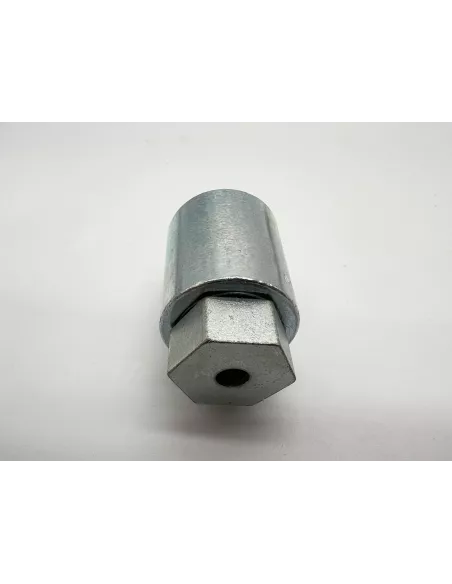 Lot de 5 écrous de roue antivol chromés 12x150 - Cône 60° DTC PARTS -