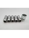 Viele 5 Chrom-Diebstahl-Radmuttern 14x150 - 60 ° Cone DTC PARTS -