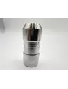 Partij van 5 Chrome Anti-diefstalwielmoeren 14x150 - 60 ° CONE DTC PARTS -