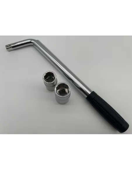 Clé Roue Télescopique avec Douille 17/19/21/23mm DTC PARTS -