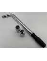 Teleskop-Radschlüssel mit Buchse 17/20 / 21/23 mm DTC PARTS -