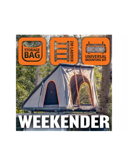 Pack Week-End - Tente de toit Alu-Cab LT-50 Lightweight Noire ALU CAB