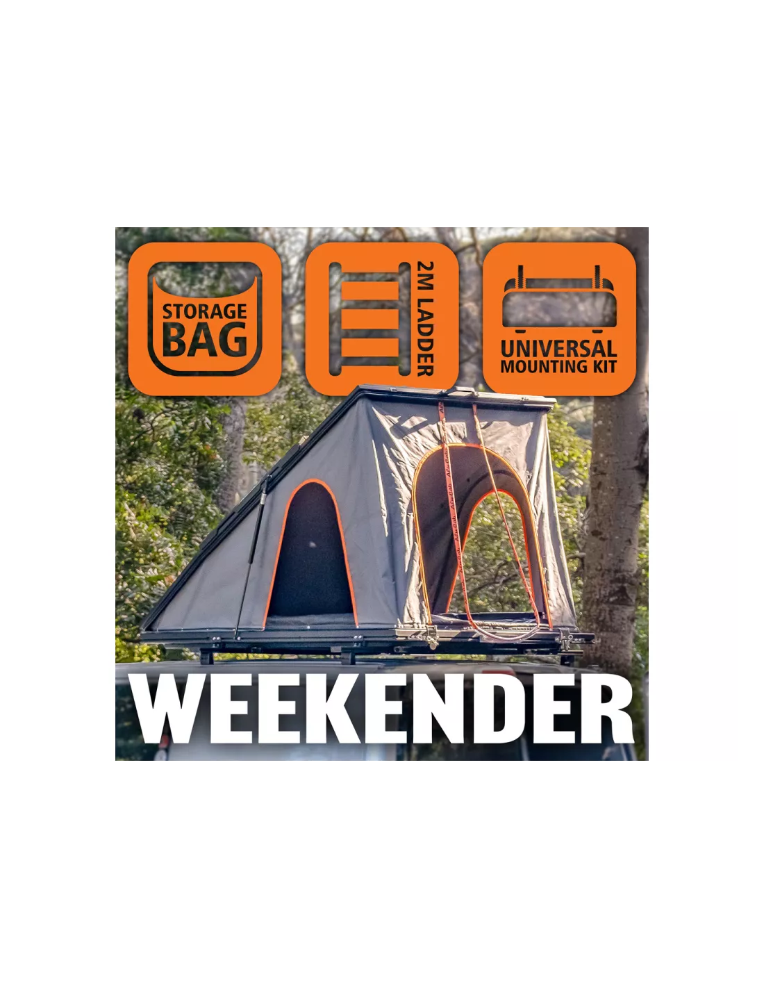 Wochenendpaket - Alu-Cab-LT-50 Leichtes schwarzes leichte Zelt ALU CAB