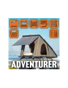 Pack Aventure - Tente de toit Alu-Cab LT-50 Lightweight Noire ALU CAB