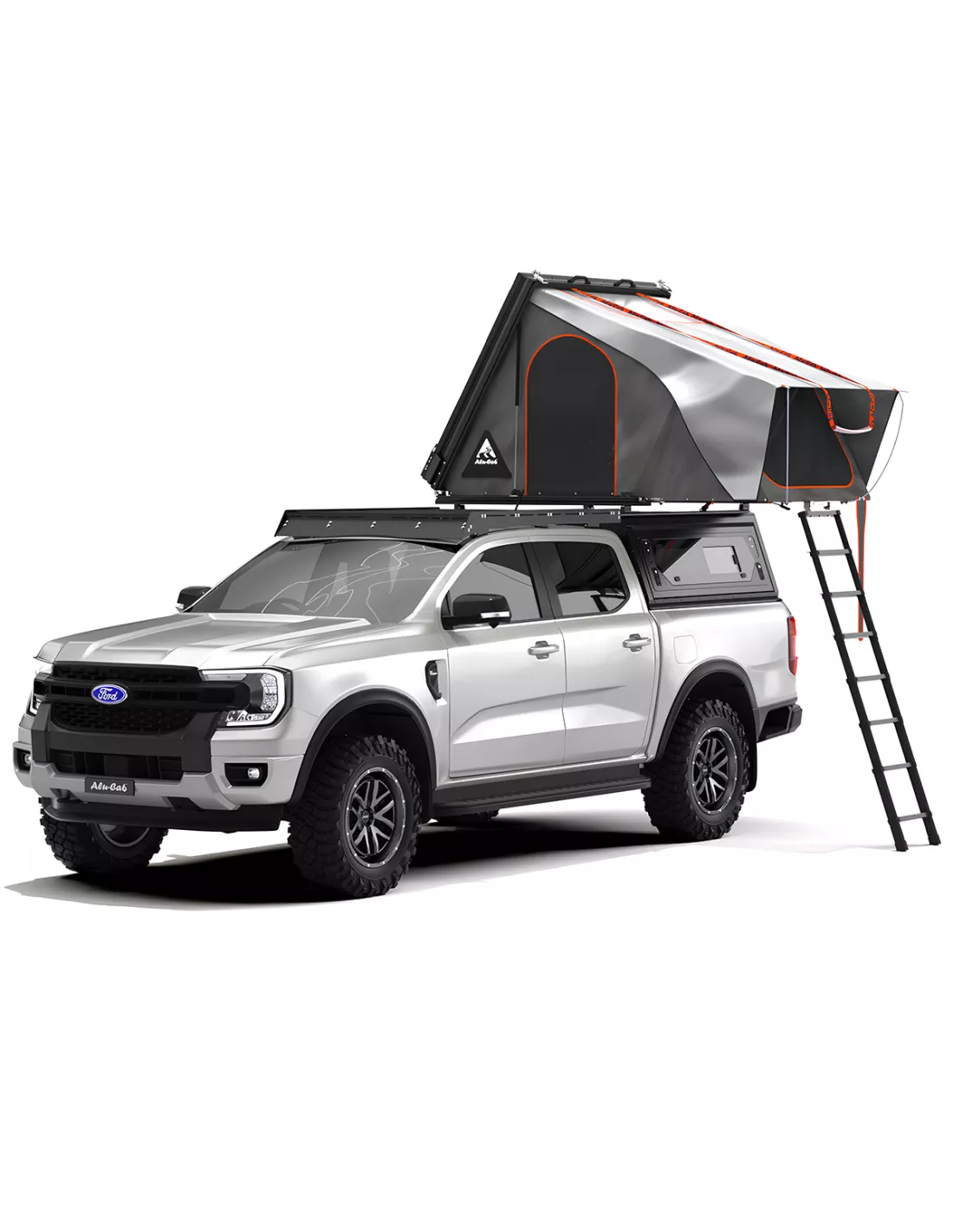 RT-2S Black Alu Cabine Daktent ALU CAB - 4x4 accessoire