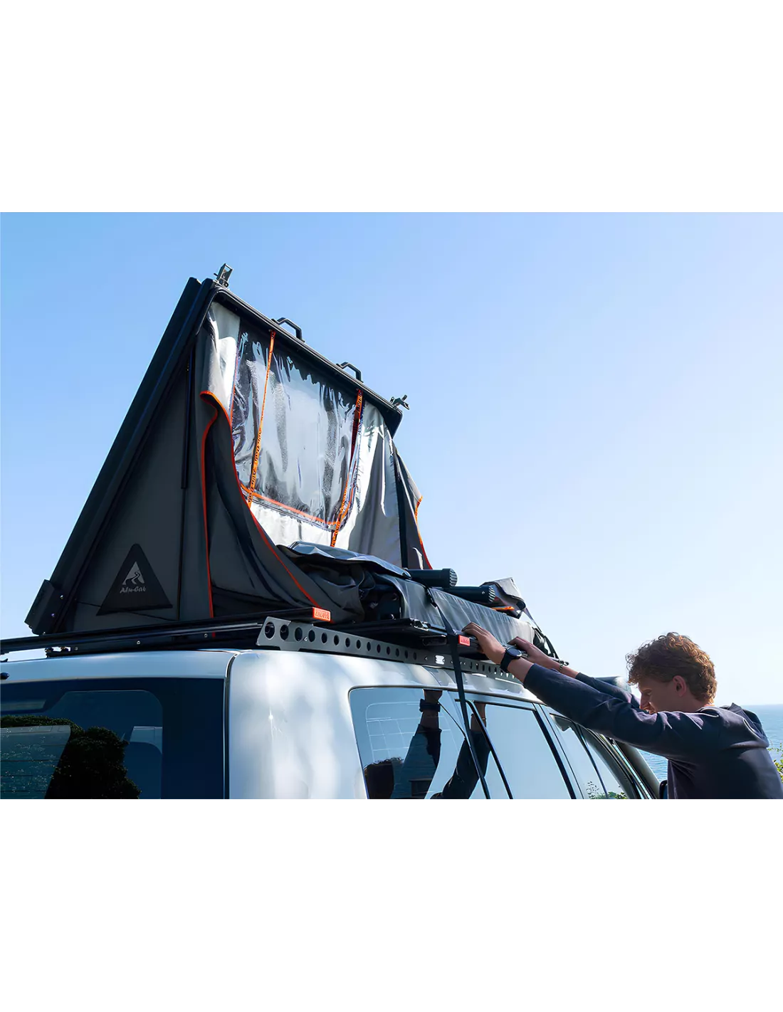 Tente de toit Alu-Cab noire RT-2S ALU CAB - accessoire 4x4