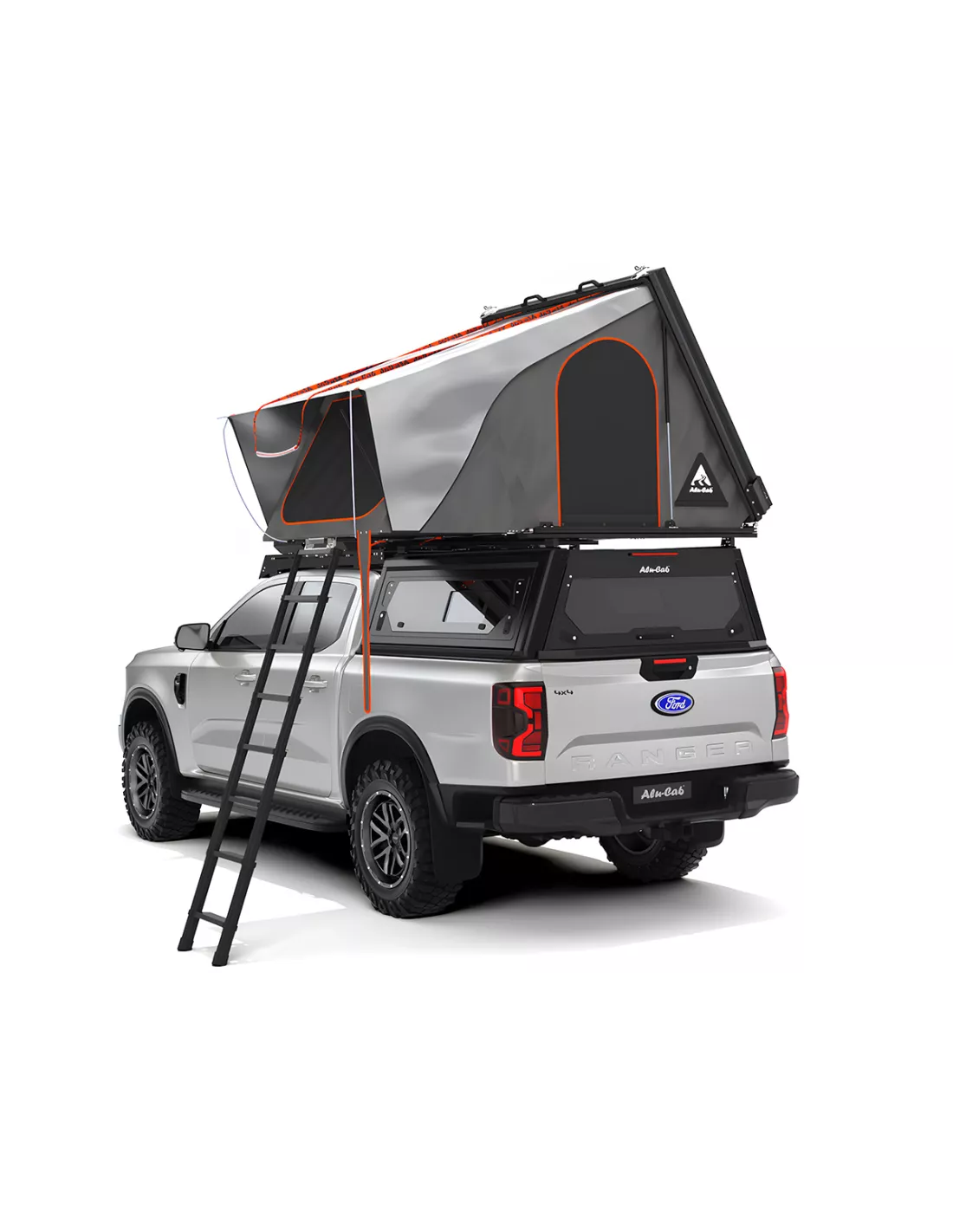 Tente de toit Alu-Cab noire RT-2S ALU CAB - accessoire 4x4