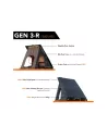 Tente de toit Gen 3-R noire Alu-Cab ALU CAB - accessoire 4x4