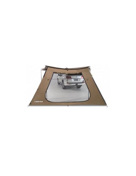 Extension trapézoïdale avec porte pour Auvent Rhino-rack Batwing