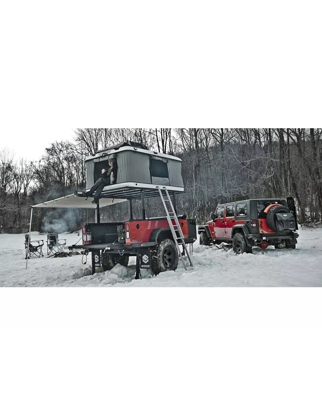 Tente de toit Grand Raid X EVO JAMES BAROUD - accessoire 4x4