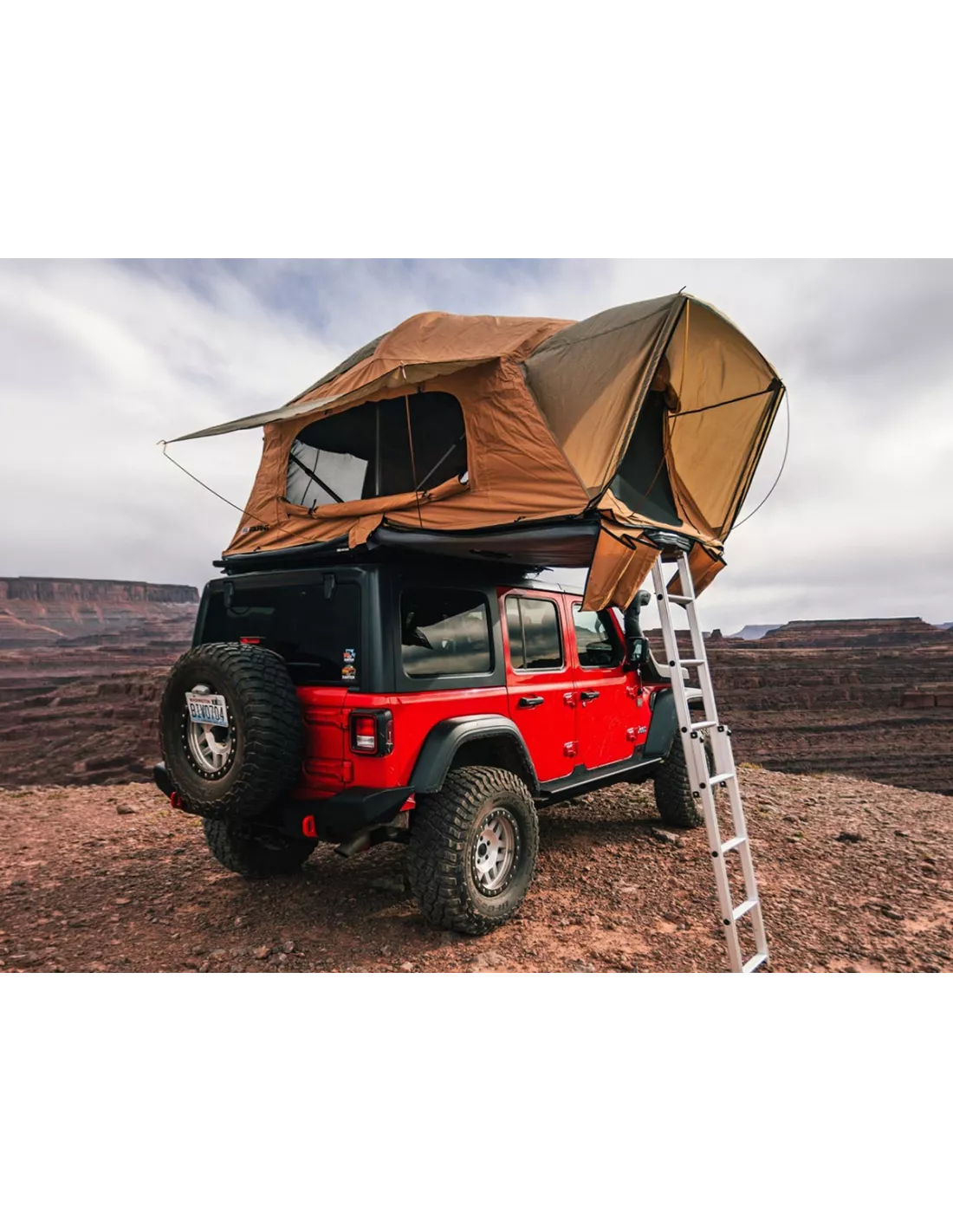 PROMO Tente de Toit ARB Flinders + Chaise Base Camp & Table alu avec