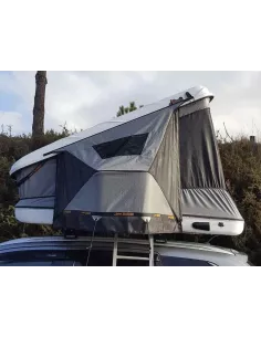 Winkel tunnel ingang 70cm links op dak tent ruimte