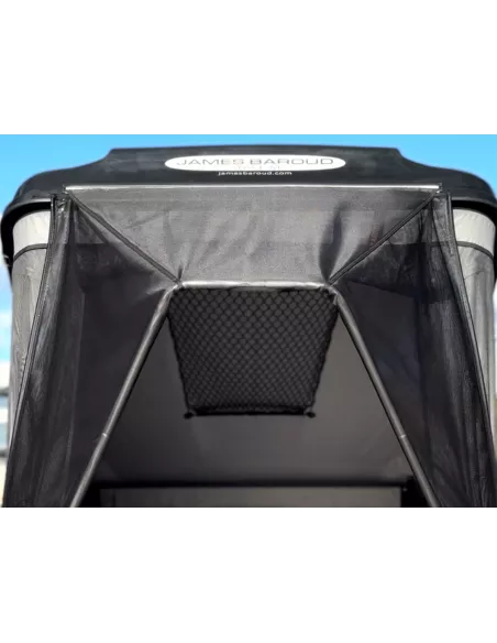 Avancée protection pluie et soleil pour tente de toit Space M JAMES