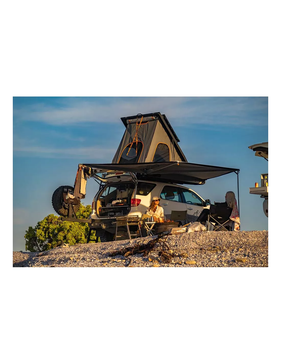AUVENT 2M60 180 ° Right Side Alu Cab ALU CAB - 4x4 Zubehör