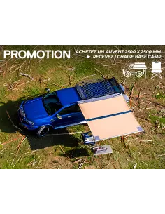 PROMO Auvent ARB 2500 x 2500 mm (avec LED incluse) + Chaise Base Camp