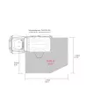 Seitaher seitliches Lagern rechtsöffnung 270 ° Falcon 250 - Tunnel