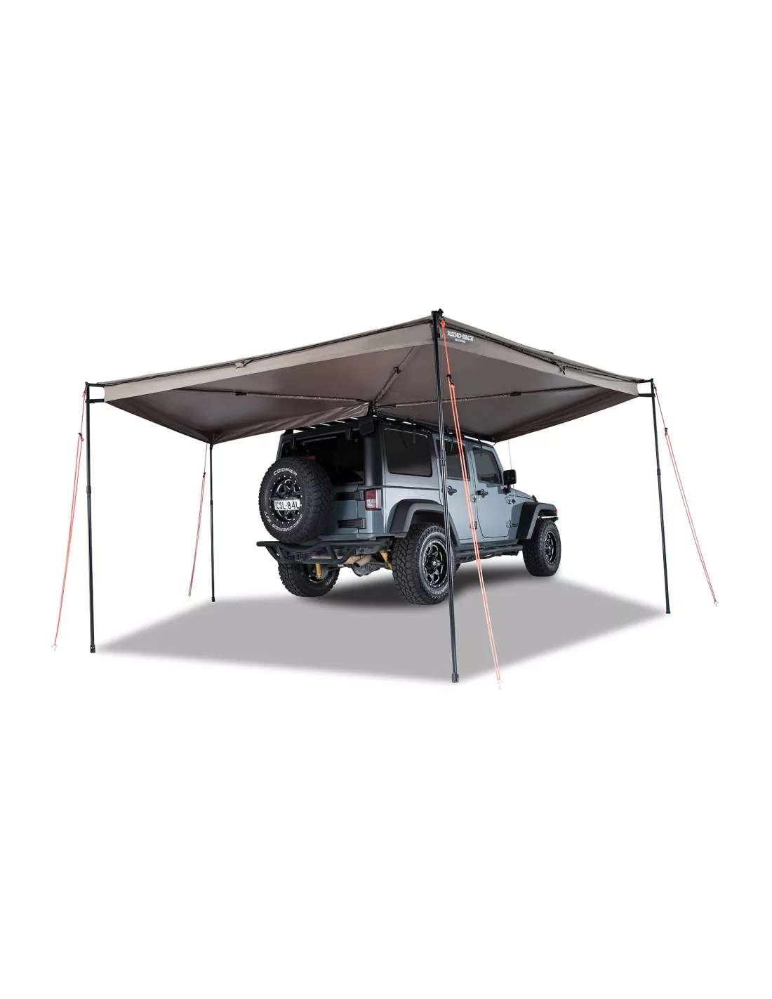 Batwing-seitliche Markise 2.5m 270 ° rechtes Rheinträger RHINO RACK -