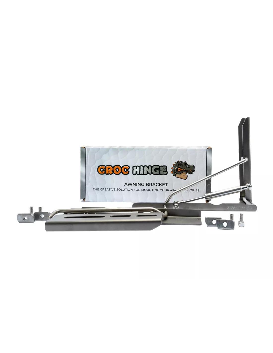 Support de auvent latéral rabattable Croc Hinge avec vérin