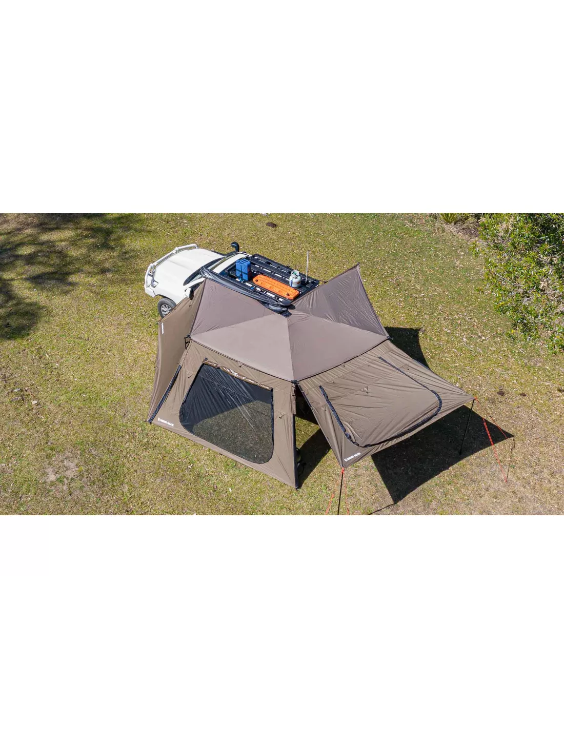 Paroi latérale trapézoïdale pour auvent Batwing compact Rhinorack