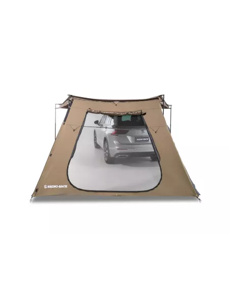 Extension trapézoïdale avec porte pour auvent RHINO RACK 33400