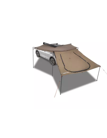 Extension trapézoïdale avec porte pour auvent RHINO RACK 33400