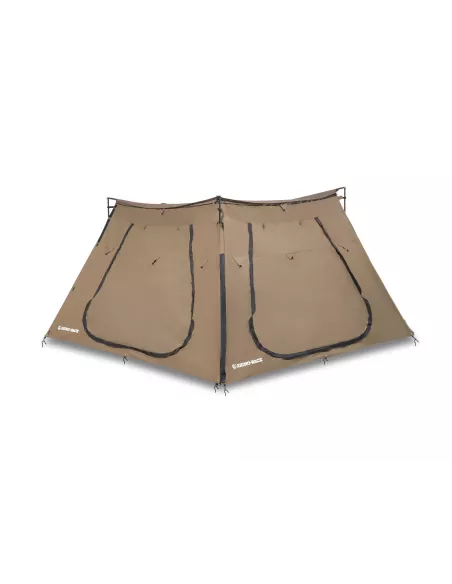 Extension trapézoïdale avec porte pour auvent RHINO RACK 33400