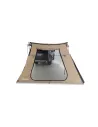 Trapezoïdale zijmuur met compacte knuppelende luifel deur