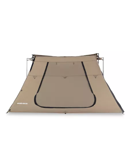 Paroi extension trapézoïdale avec porte pour auvent Batwing Rhinorack