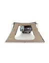 Trapezoidale verlengmuur met rhinorack batwing luifel deur