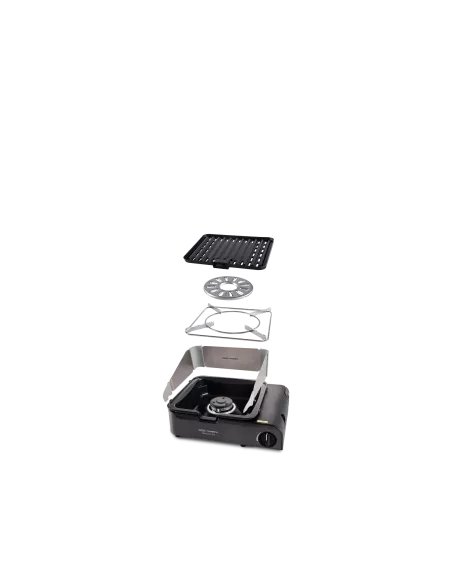 Barbecue à gaz compact avec plaque Cadac Van Cook FFD BBQ Plate CADAC