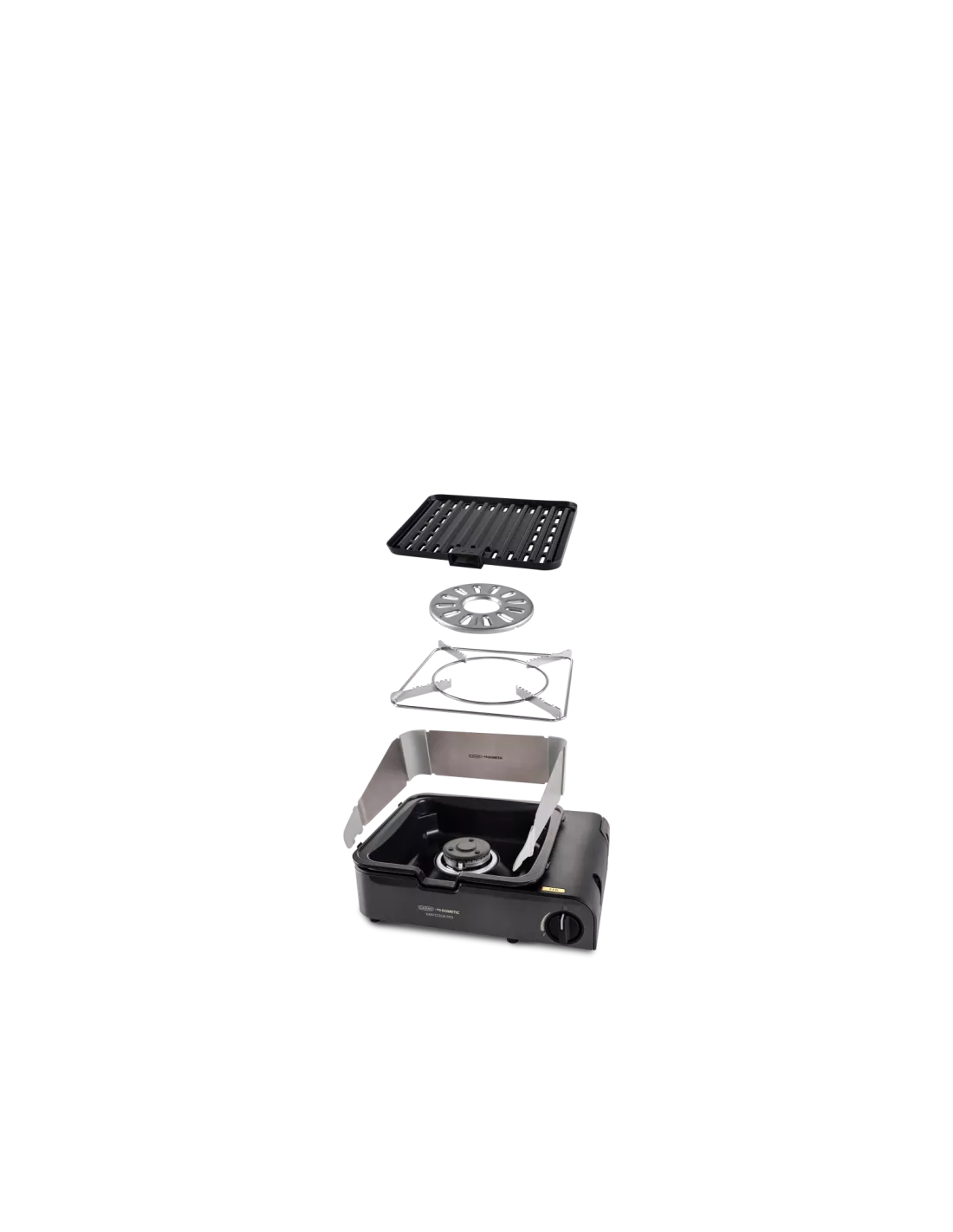 Barbecue à gaz compact avec plaque Cadac Van Cook FFD BBQ Plate CADAC