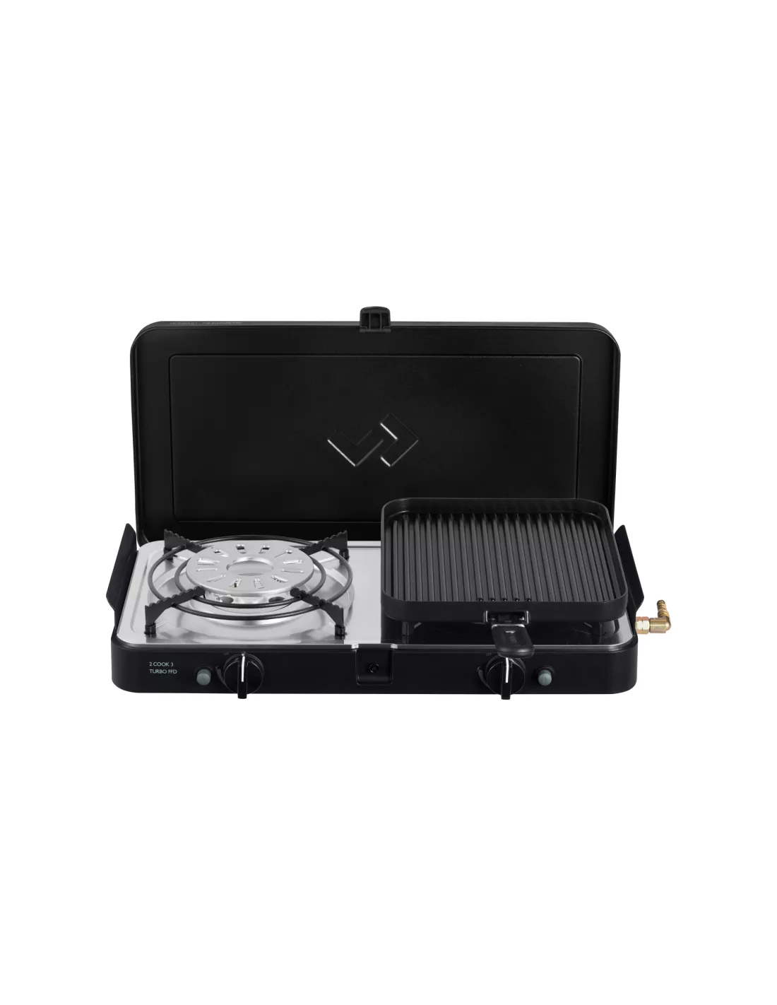 Tragbarer Gasherd 2 Catac Burner 2 Koch Turbo FFD Deluxe CADAC