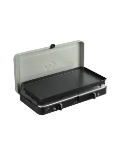 Réchaud portable à gaz 2 brûleurs avec Plancha Cadac 2 Cook 3 Pro