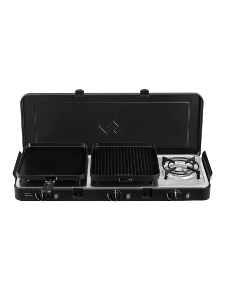 Réchaud portable à gaz 3 brûleur Cadac 3 cook turbo FFD Deluxe CADAC
