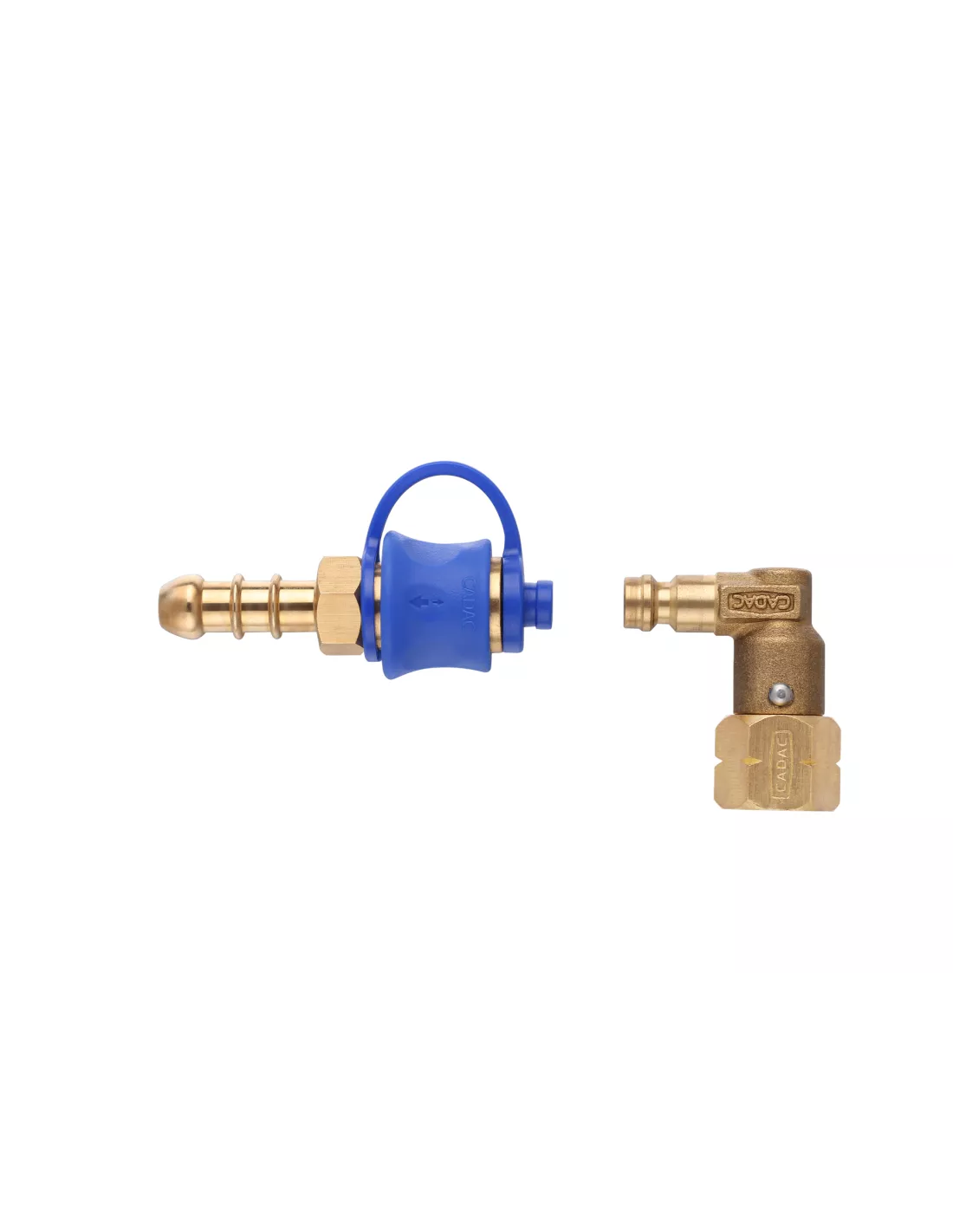 Couplage rapide coudé rotatif CADAC pour tuyau gaz 8 mm CADAC -
