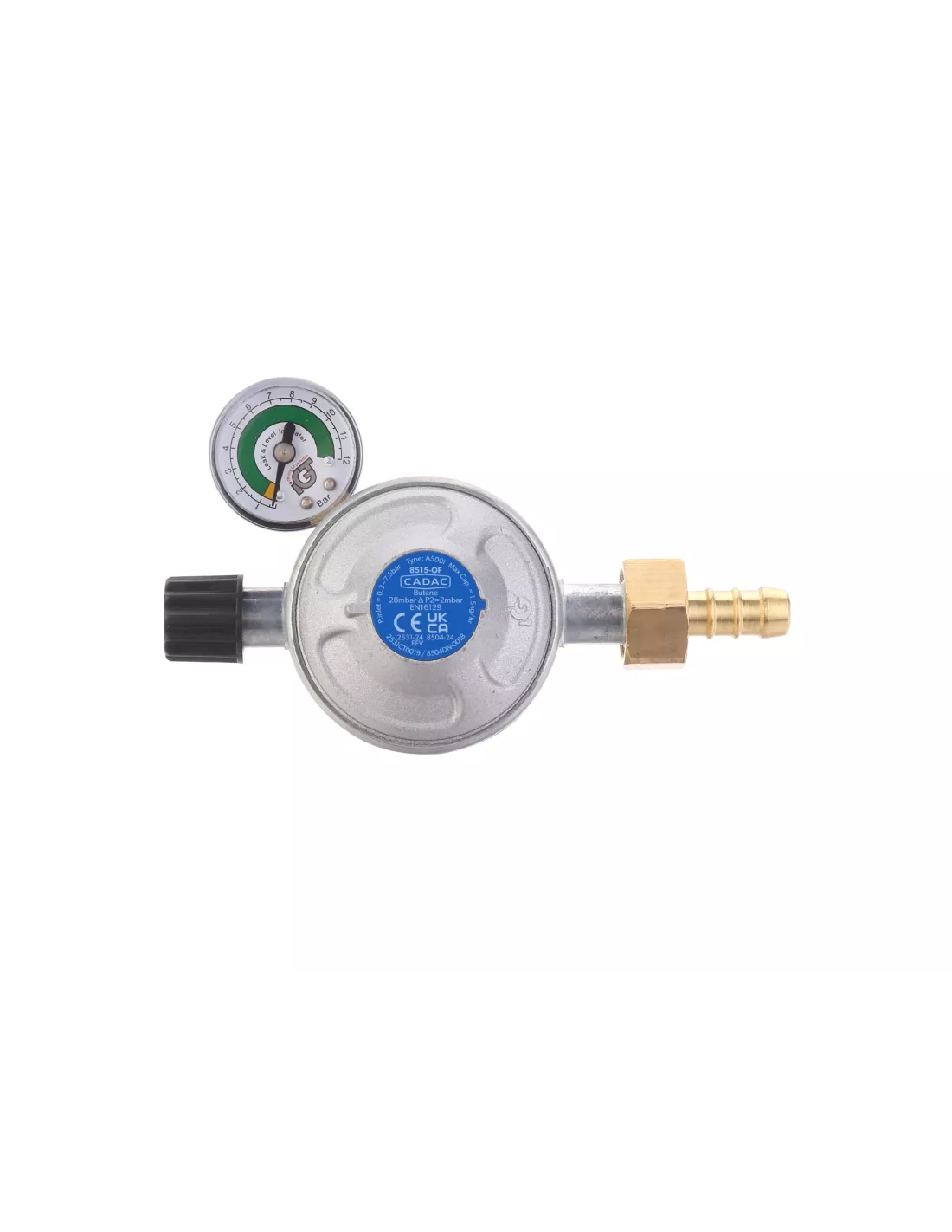 Détendeur CG Overflow CADAC 30 mbar avec manomètre CADAC - accessoire