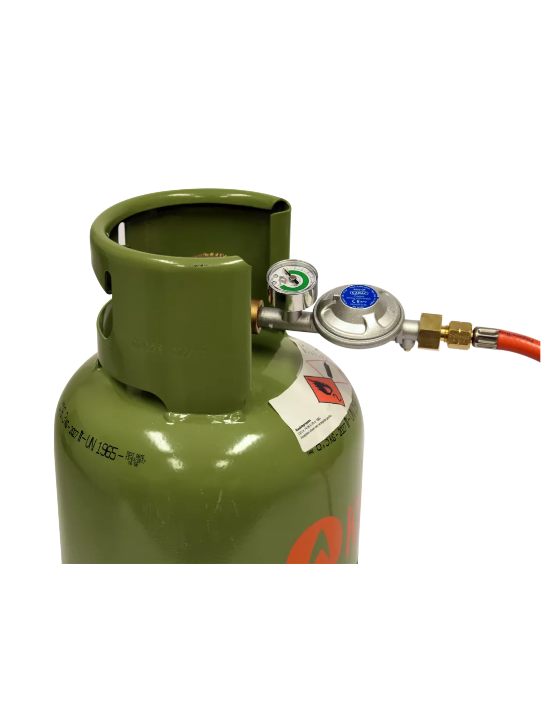 Universalregler CADAC 50 mbar mit Manometer und Überlaufsicherheit