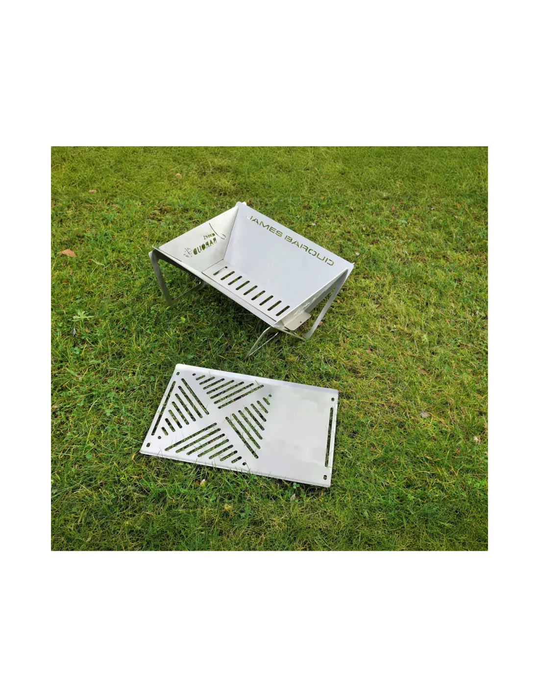 Brasero Barbecue Démontable Inox JAMES BAROUD - accessoire 4x4