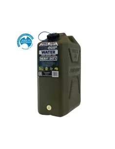 Jerrycan Water - Groen Plastic - US 22L-indeling - met schroefklep