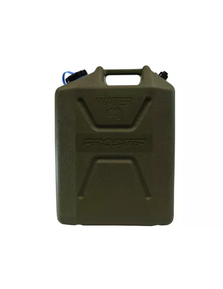 Jerrycan eau - plastique vert - Format US 22L - avec robinet à visser