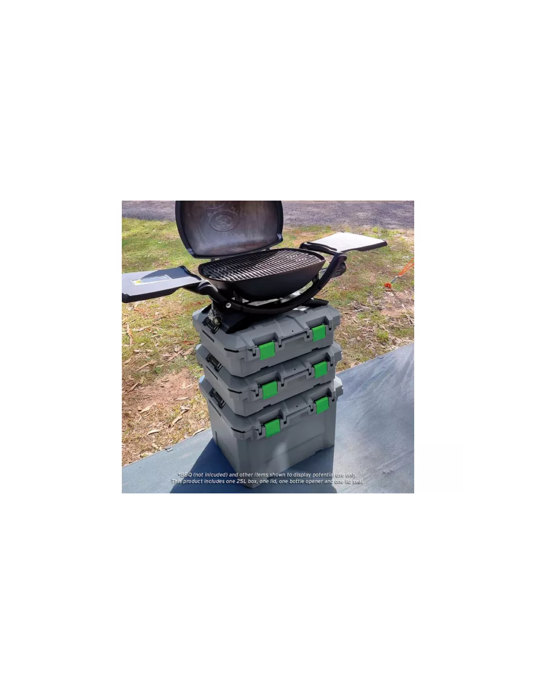 Caisse overland outdoor grise Tred GT 25L TRED - accessoire 4x4
