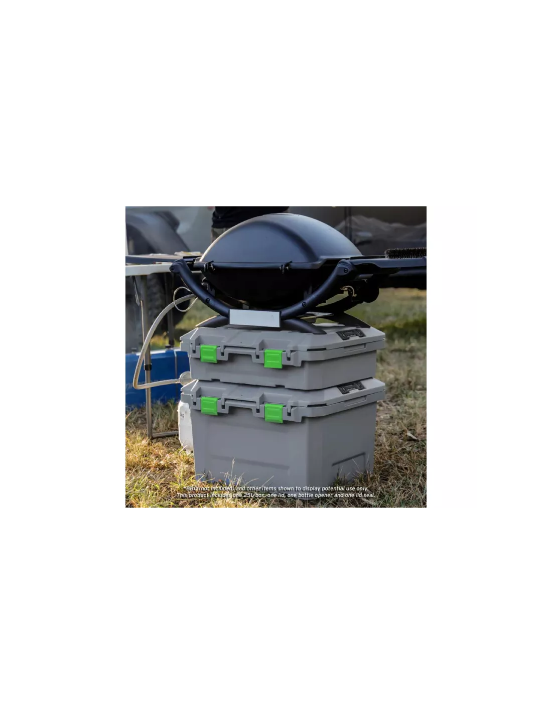 Caisse overland outdoor grise Tred GT 25L TRED - accessoire 4x4