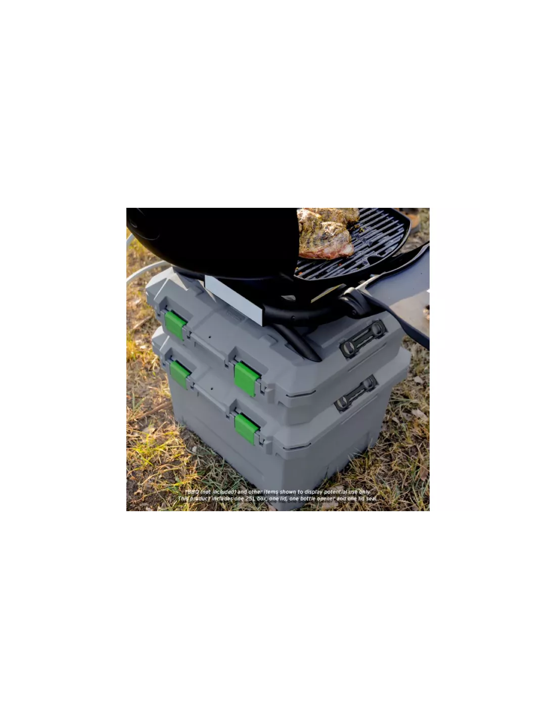 Caisse overland outdoor grise Tred GT 25L TRED - accessoire 4x4